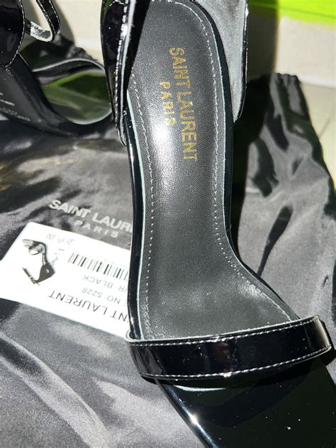 yves saint laurent hakken zwart|Hakken leder Yves Saint Laurent zwart maat 37.5 EU in Leer.